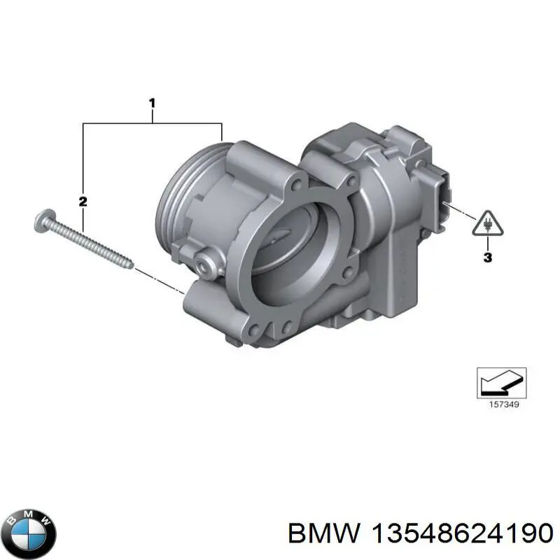 Блок дросельної заслінки BMW 13548624190 ціна, від 114.02 USD