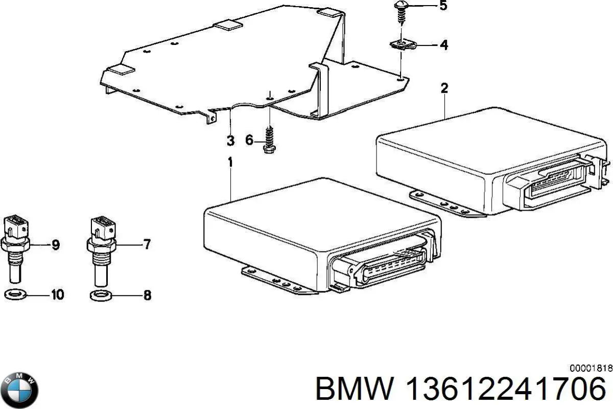 ЕБУ BMW 13612241706 ціна, від 28.81 USD