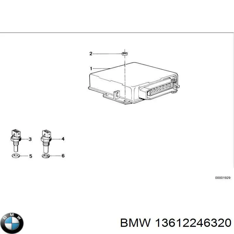 ЕБУ BMW 13612246320 ціна, від 24.03 USD