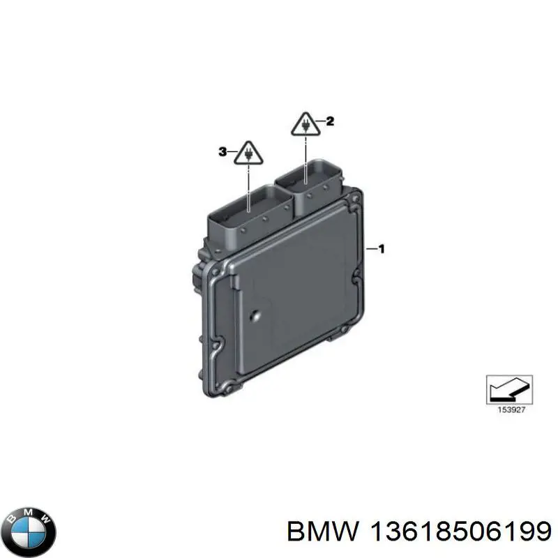 Модуль (блок) керування (ЕБУ) двигуном 13618506199 BMW