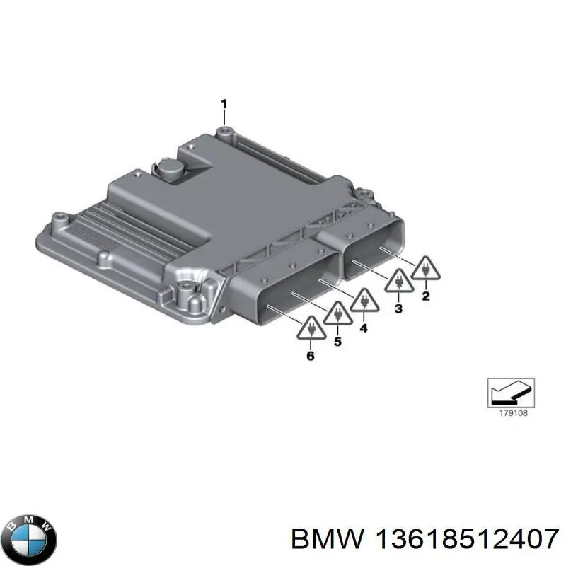 13618512407 BMW модуль (блок керування (ЕБУ) двигуном)