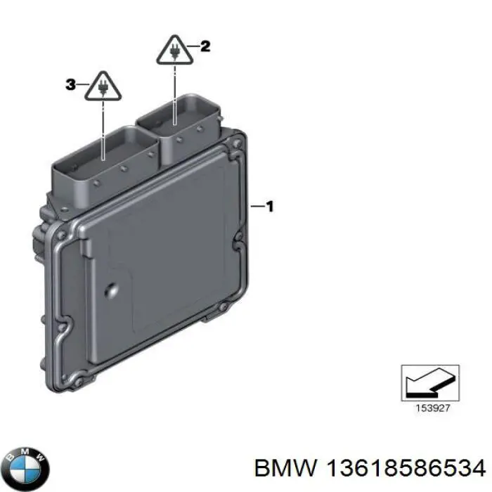 Блок двигуна BMW 13618574234