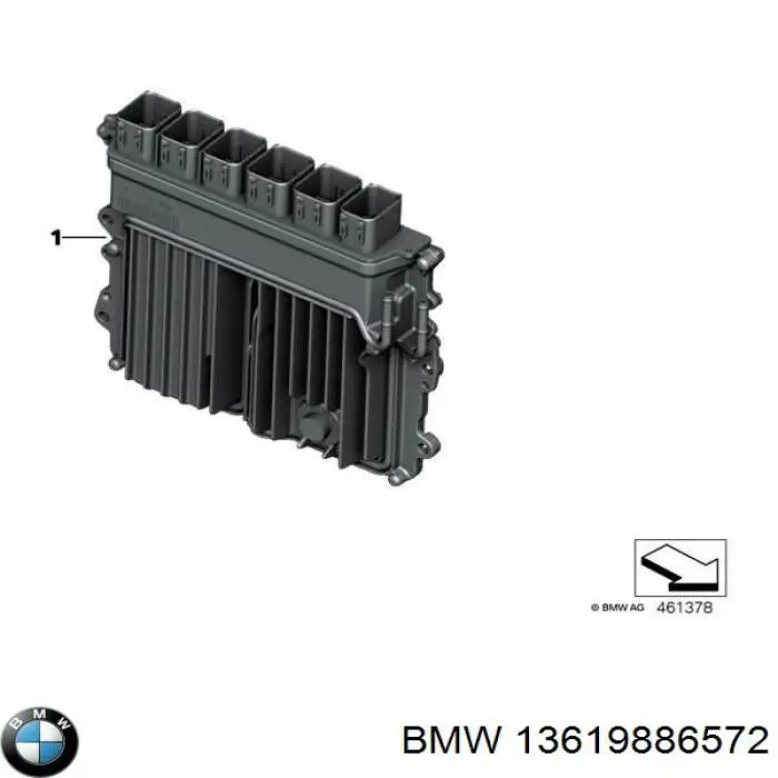 13619886572 BMW Блок електронного управління