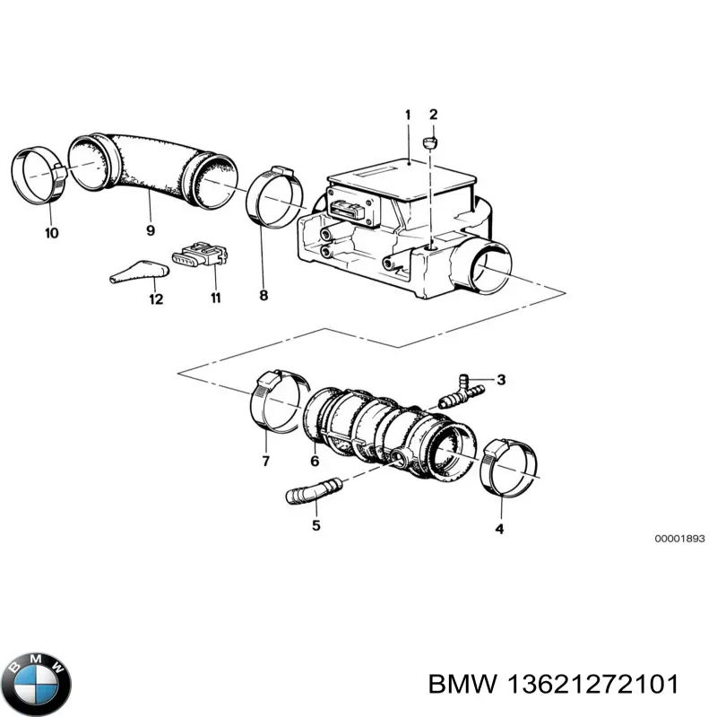 Купити 13621272101 BMW Повітромір