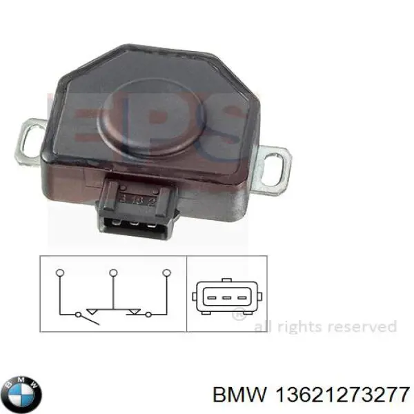 13621273277 BMW Датчик положення дросельної заслінки (потенціометр)