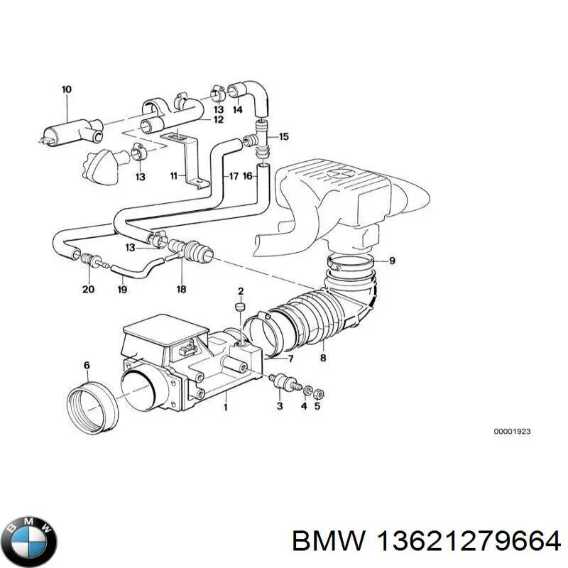 Купити 13621279664 BMW Повітромір