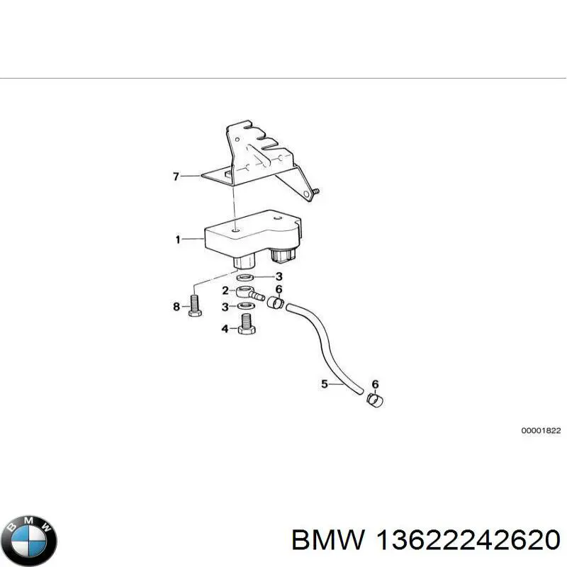  BMW 13622242620 ціна, від 28.78 USD