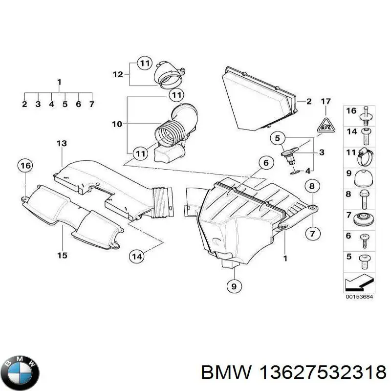 13627532318 BMW Прокладка кришки горловини, маслозаливной