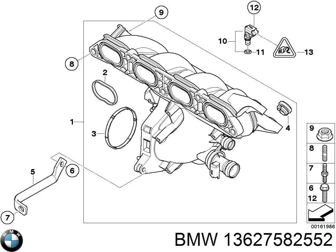 МАП Сенсор 13627582551 BMW