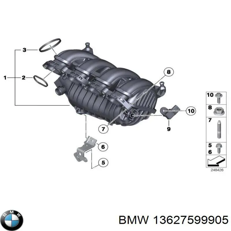 Купити 13627599905 BMW Датчик абсолютного тиску