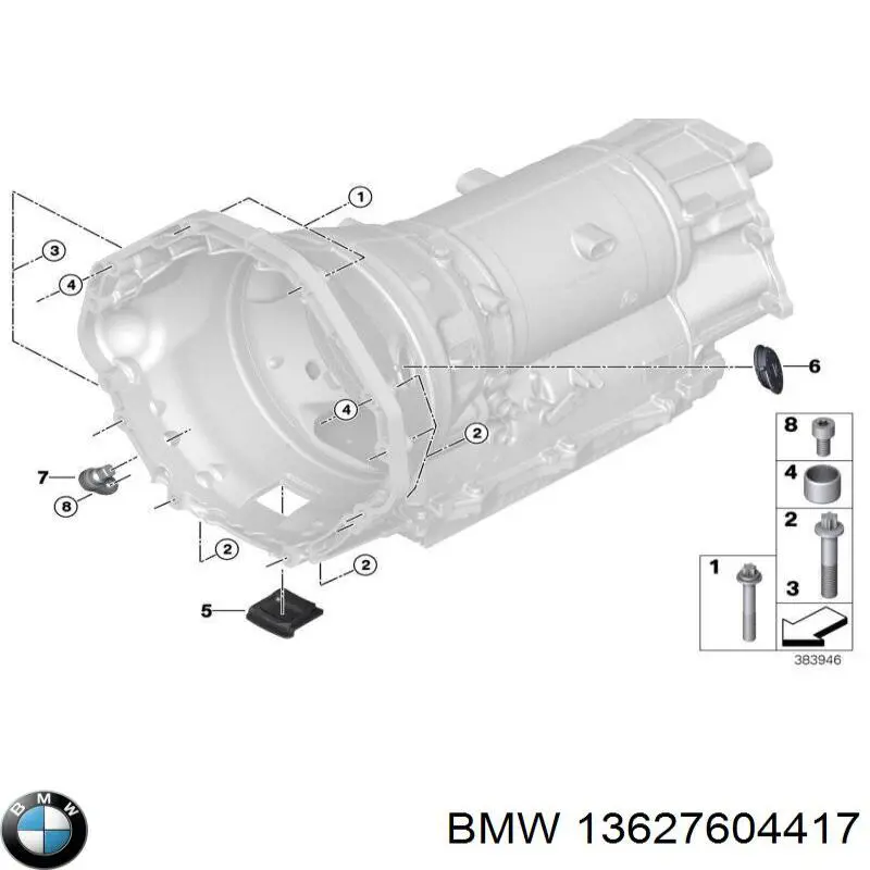 Датчик обертів колінвалу BMW 13628673788 ціна, від 55.25 USD