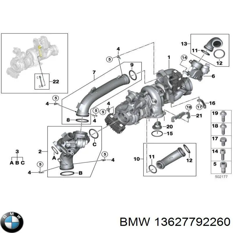 Купити 13627792260 BMW Датчик абсолютного тиску