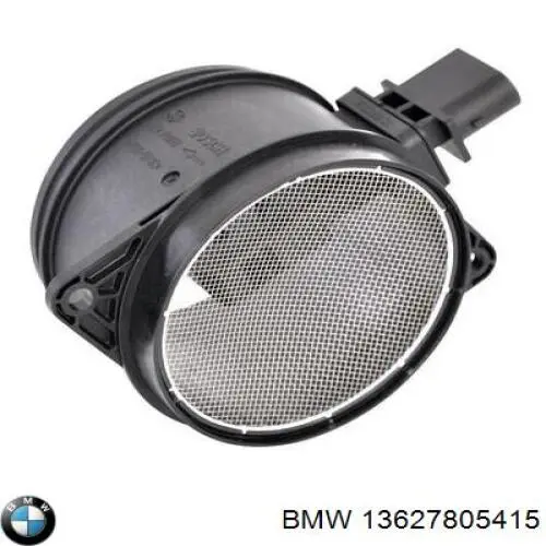 13627805415 BMW датчик потоку (витрати повітря, витратомір MAF - (Mass Airflow))