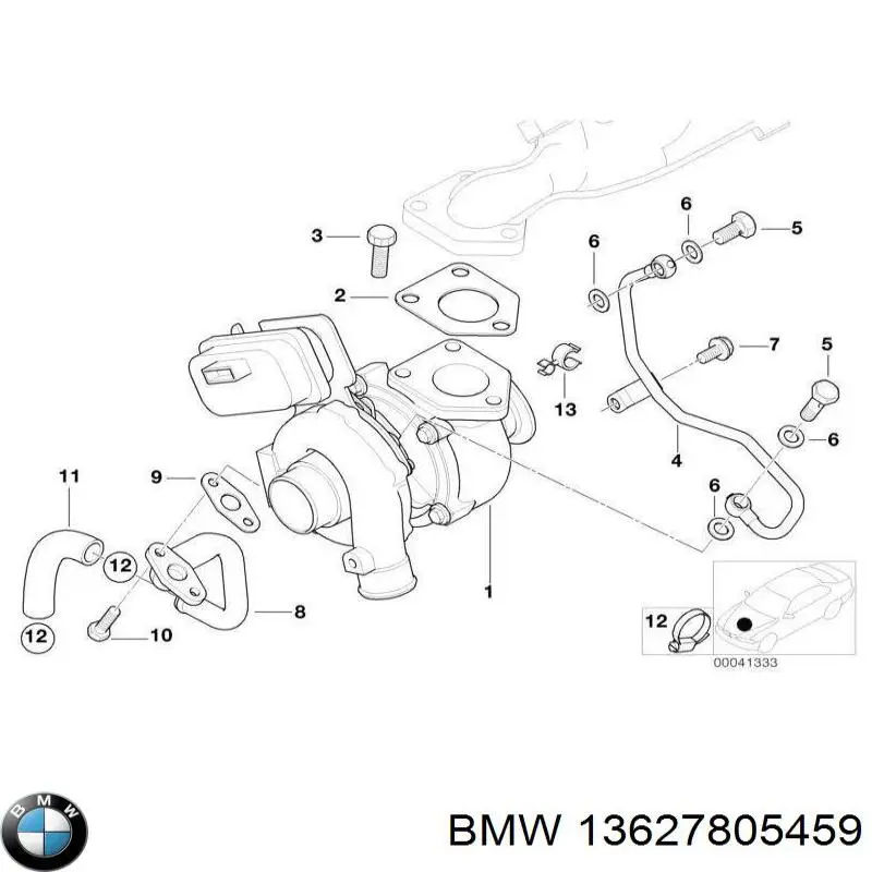  BMW 13627805459 ціна, від 9.72 USD
