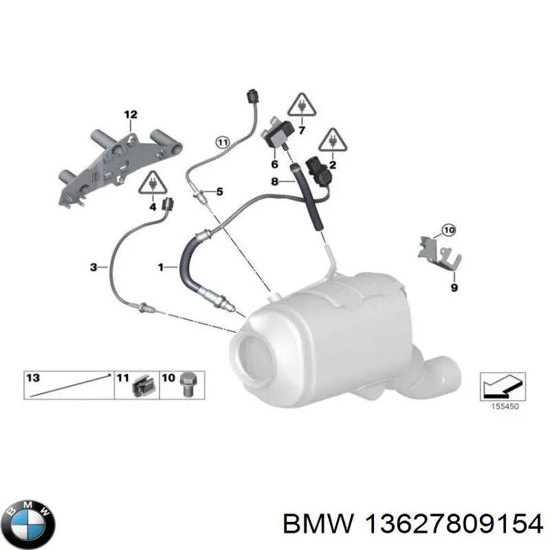 Купити 172000455010 Magneti Marelli Датчик температури відпрацьованих газів (ВГ), до каталізатора