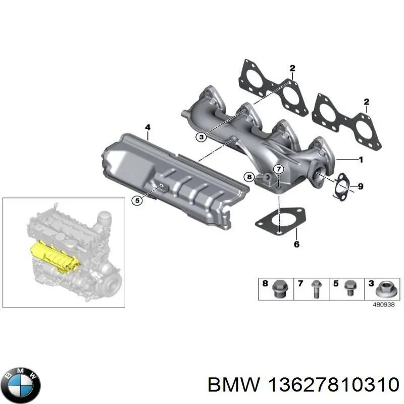Пробка піддона двигуна BMW 13627810310 ціна, від 24.45 USD