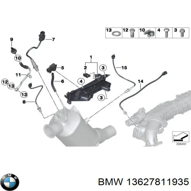Купити 13627811935 BMW 
