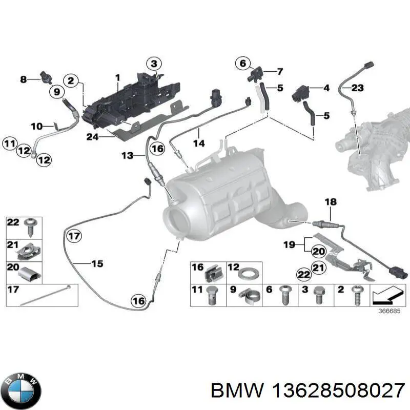 Купити 13628508027 BMW Насос охолоджуючої рідини