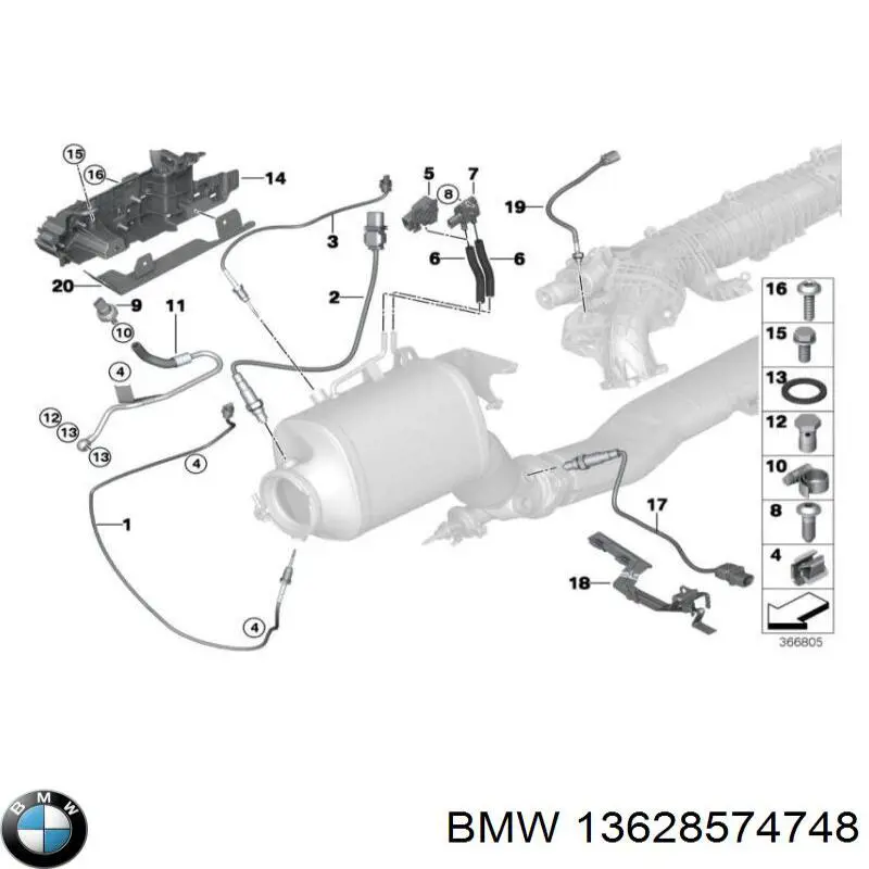  BMW 13628574748 ціна, від 24.06 USD
