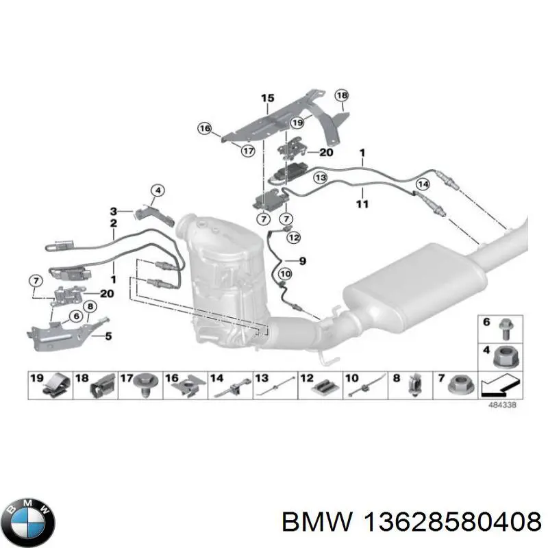  BMW 13628580408 ціна, від 268.73 USD