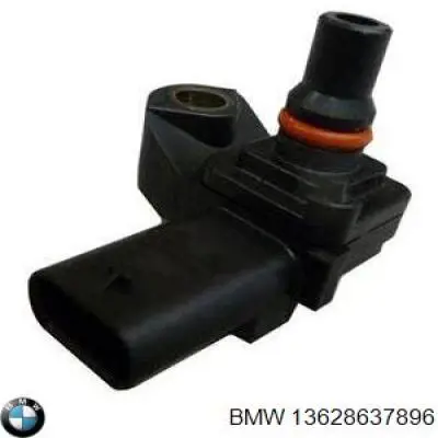 13628637896 BMW датчик тиску наддуву (датчик нагнітання повітря в турбіну)