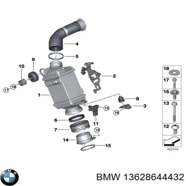 5WK96857Z Continental/Siemens Датчик наддува