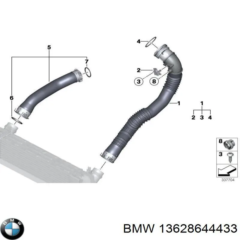 Купити 13628644433 BMW Датчик абсолютного тиску