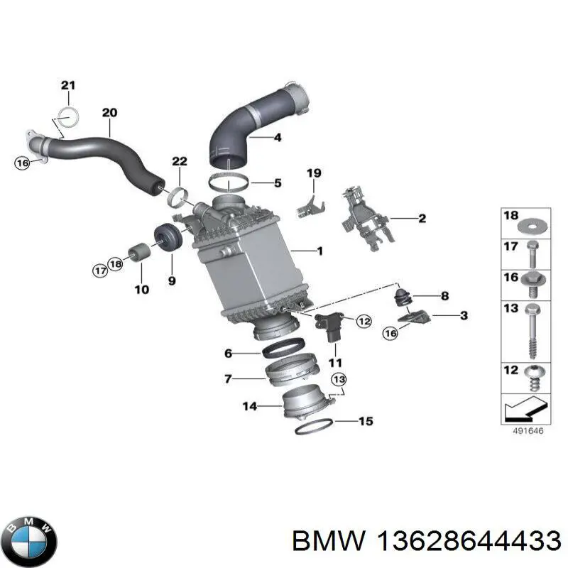 MAP сенсор BMW 13628644433 ціна, від 27.78 USD