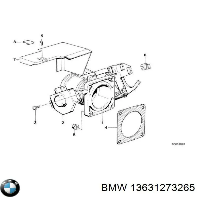 280120302 BMW Датчик положення дросельної заслінки (потенціометр)