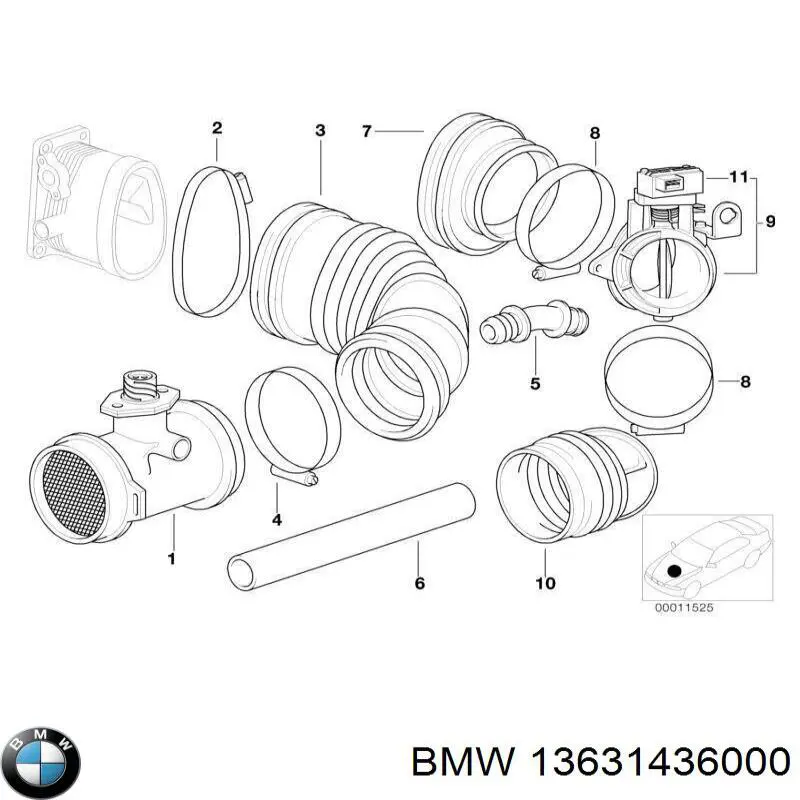 Потенціометр BMW 13631436000 ціна, від 38.00 USD