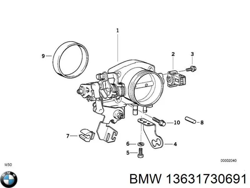 Купити 13631730691 BMW Потенціометр