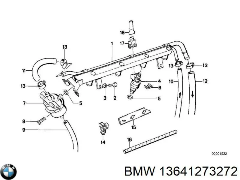 Купити 13641273272 BMW Форсунка дизельна в зборі, розпилювач + тримач