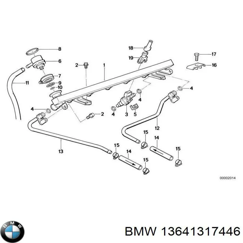 Форсунка паливна BMW 13641317446 ціна, від 289.25 USD