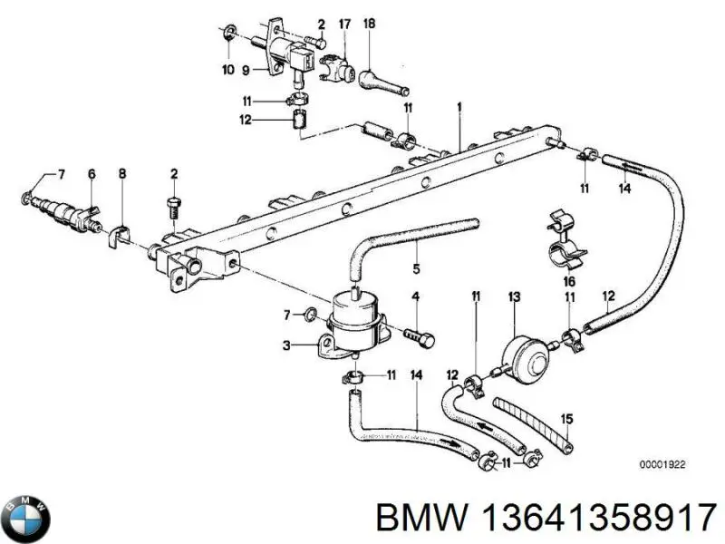 Купити 13641358917 BMW 