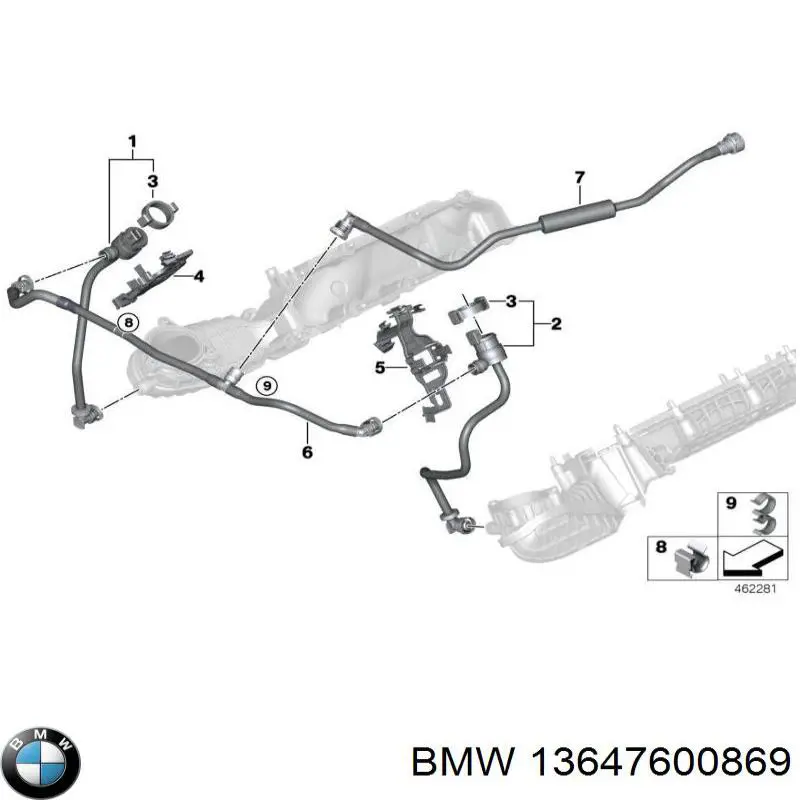 Купити 13647600869 BMW Ремкомплект форсунок