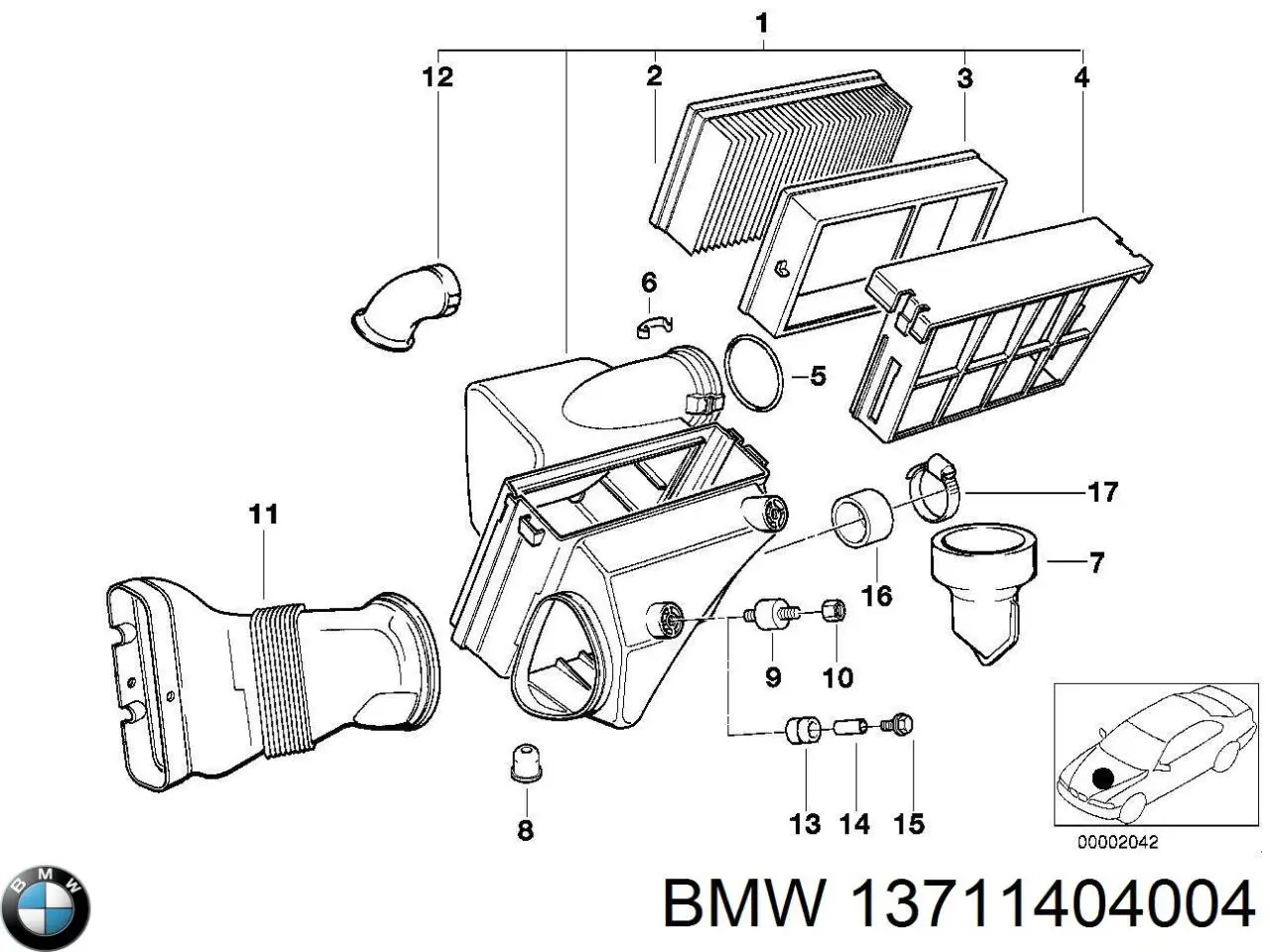13711404004 BMW 