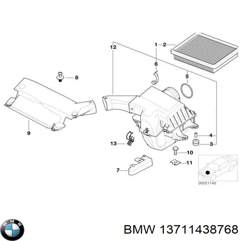 Купити 13711438768 BMW 