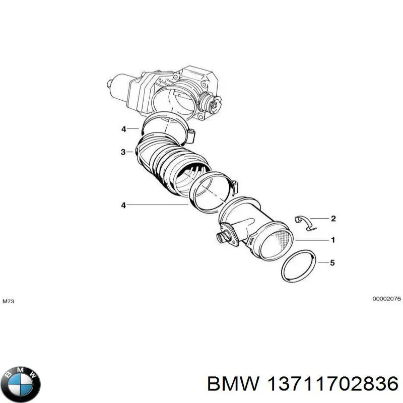  BMW 13711702836 ціна, від 112.84 USD