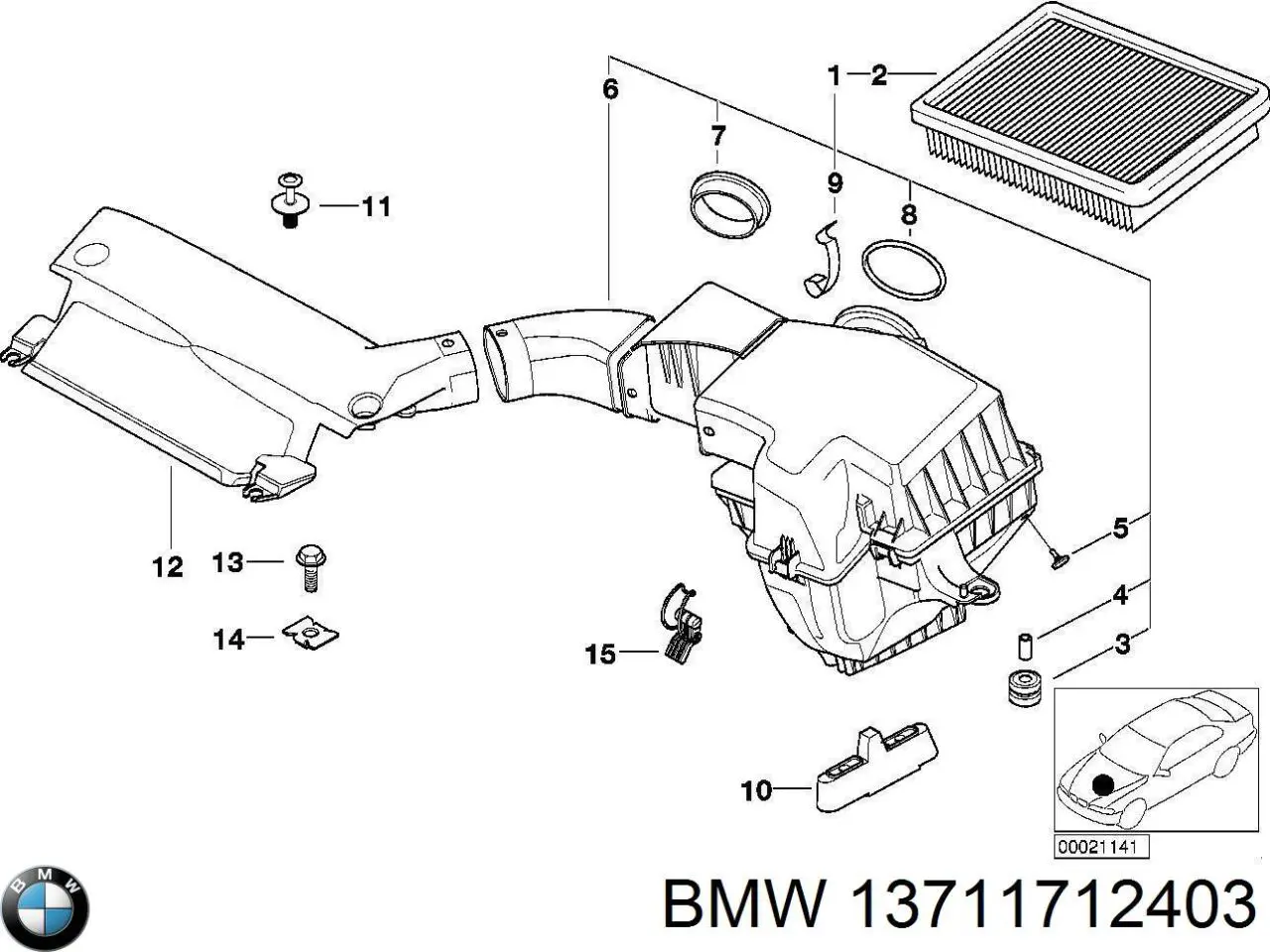  BMW 13711712403 ціна, від 31.67 USD