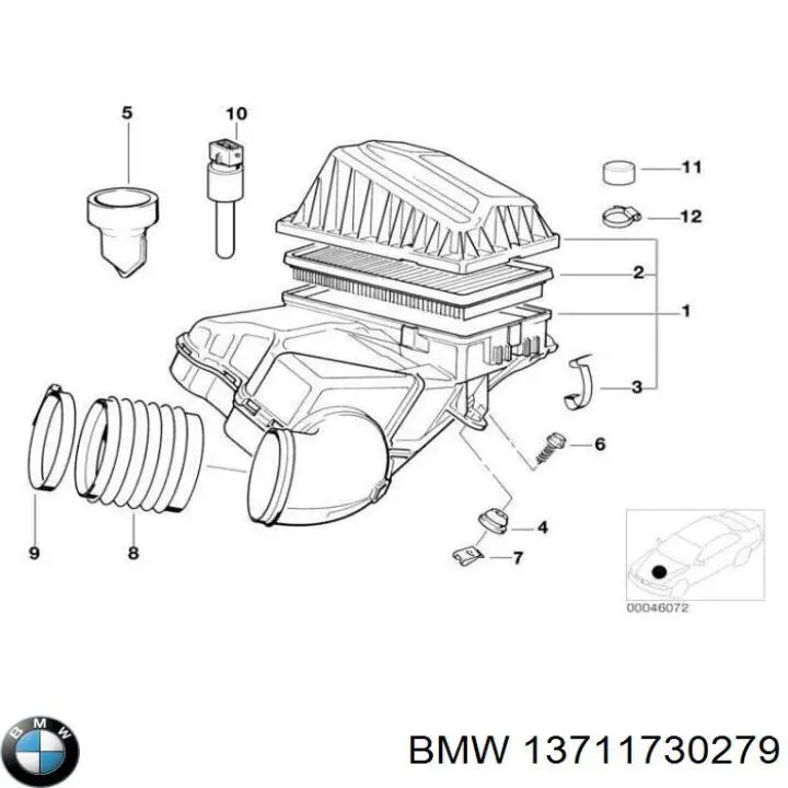  BMW 13711730279 ціна, від 21.76 USD