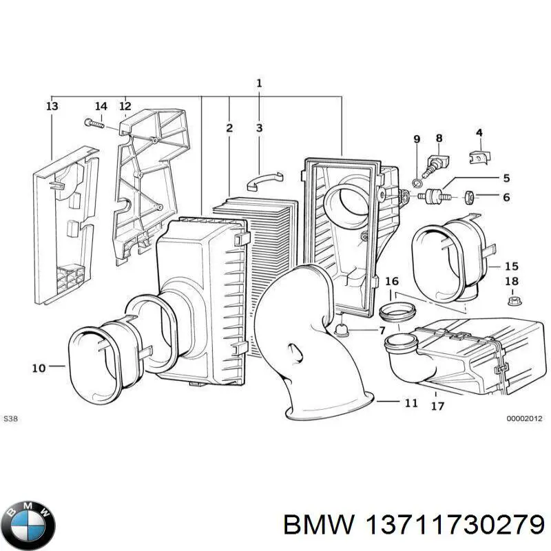 Купити 13711730279 BMW 