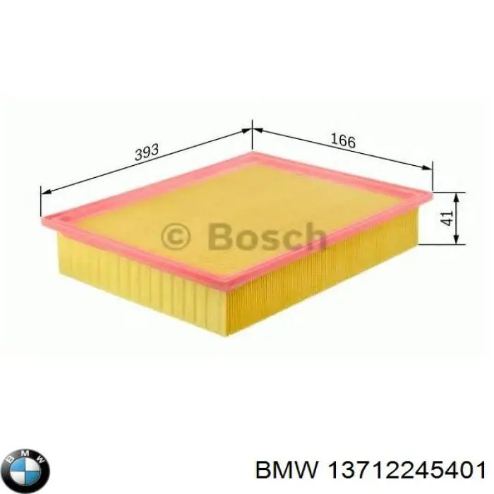Повітряний фільтр 13712245401 BMW