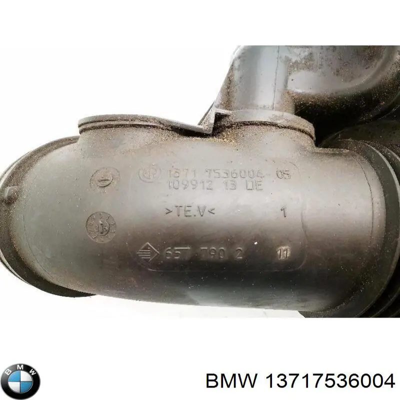 Купити 13717536004 BMW Патрубок повітряний, вихід повітряного фільтра