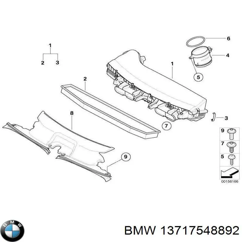 Купити 13717548892 BMW 