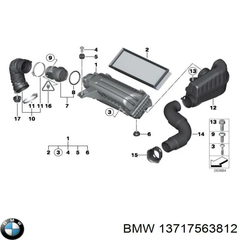 Купити 13717563812 BMW 