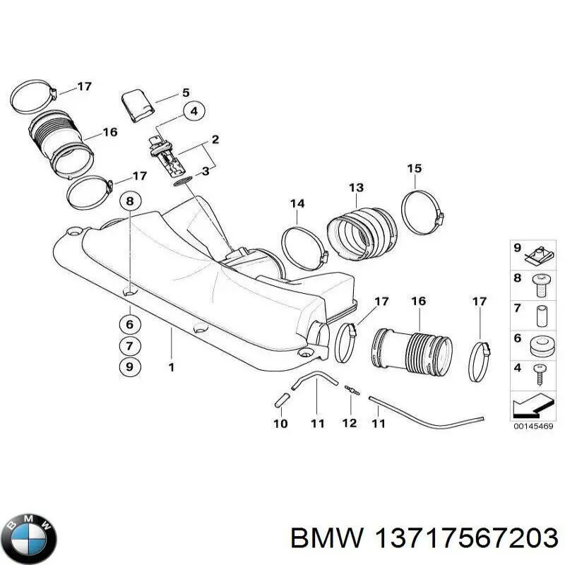 Купити 13717567203 BMW 