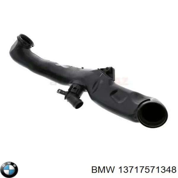 Патрубок повітряний, підвод теплого повітря в патрубок фільтра на BMW X6 (E71)