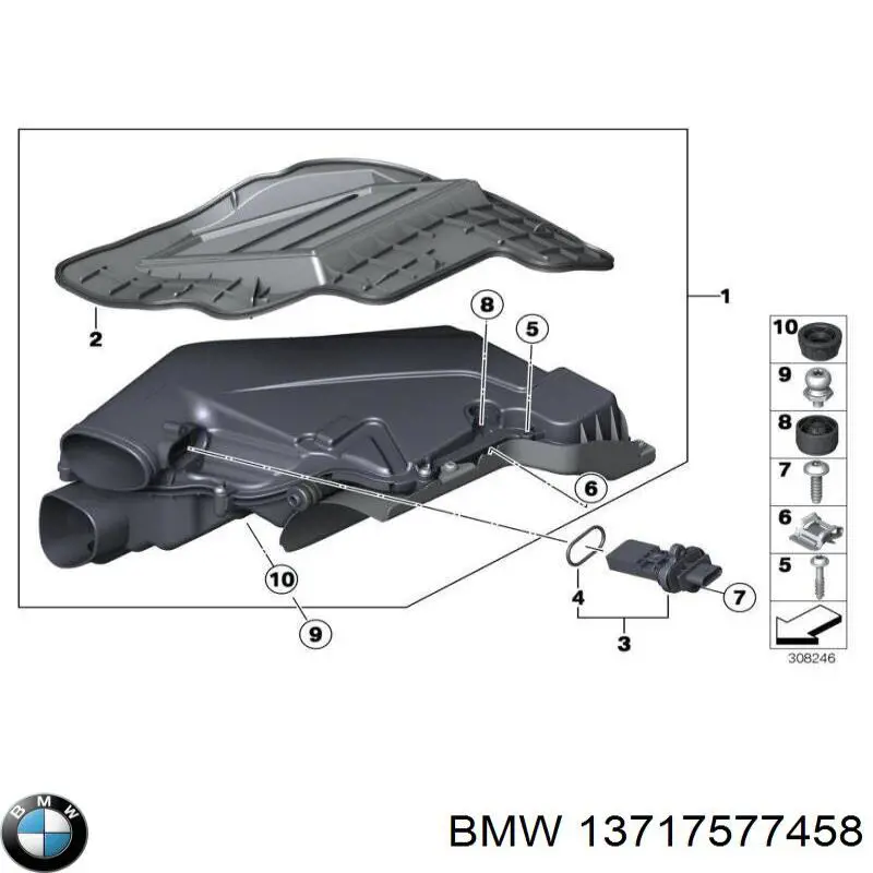 Купити 13717577458 BMW Автомобільний фільтр повітря