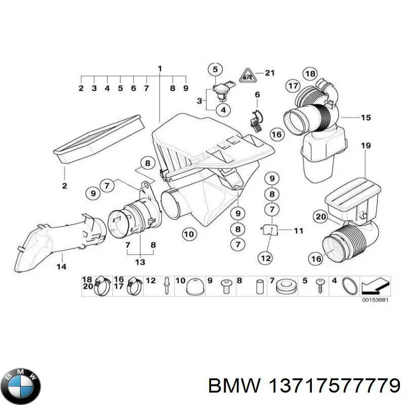 Купити Корпус фільтра BMW 5  E61