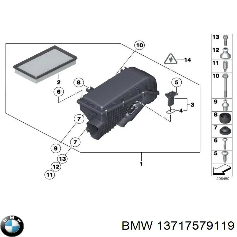  BMW 13717579119 ціна, від 795.70 USD